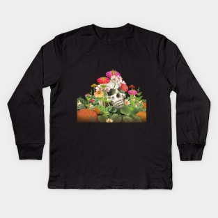 Sugar Skull Kids Long Sleeve T-Shirt